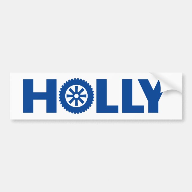 Holly Petrolhead Bumper Sticker Bildekal (Framsidan)