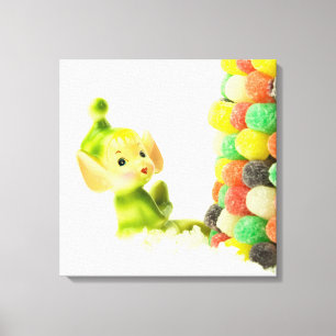 Holly Pixie Elf Canvastryck