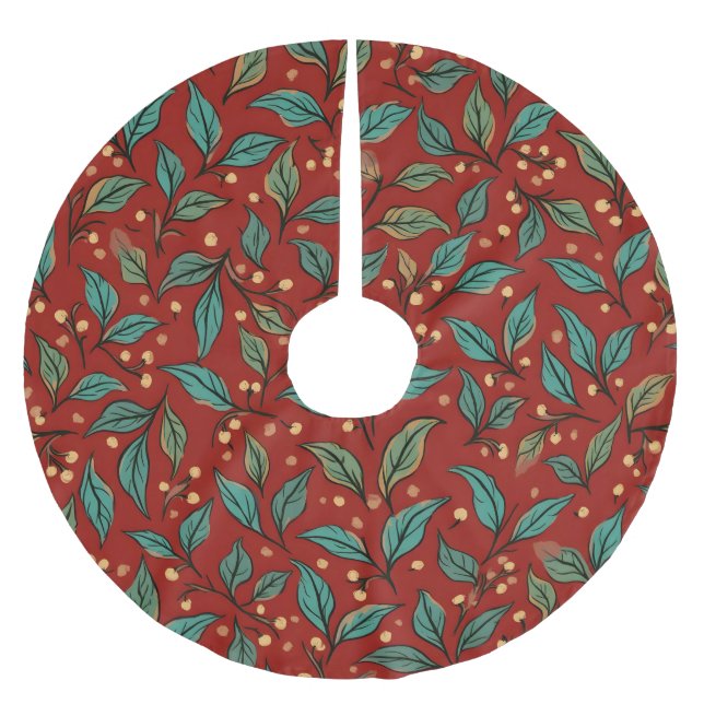 Holly Rehem Julgransmatta Borstad Polyester (Framsidan)