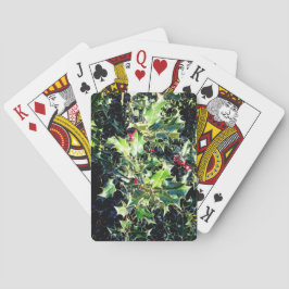 Holly, röda bär casinokort