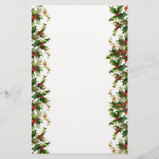 Holly Side Gräns Brevpapper (Framsida)