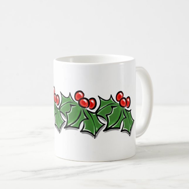 Holly Sprigs Kaffemugg (Framsida höger)
