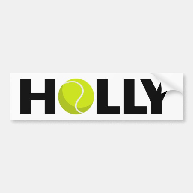 Holly Tennis Bildekal (Framsidan)