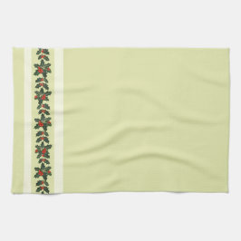 Holly till jul kökshandduk