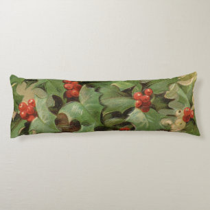 Holly Träd jul-Helgdag-Vintagen Kroppskudde