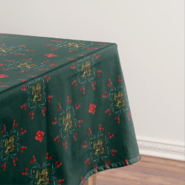 Holly Tradinal christmas Djal grönt tabellecloth