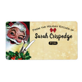 Holly utensils jul-helgdag-bakmärkning fraktsedel