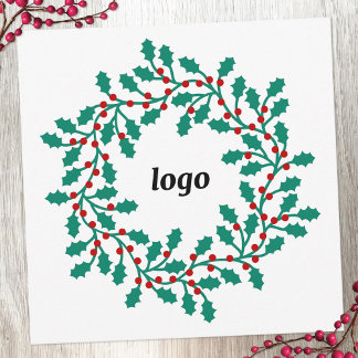 Holly WAN Logotyp Business Julkort