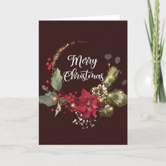 Holly Wandeans God jul Card Helgkort