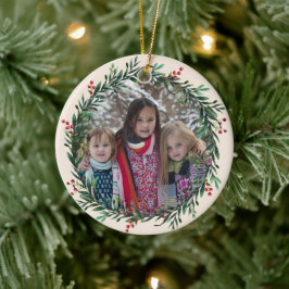 Holly Wandeans Lägg till din egen fotojul Julgransprydnad Keramik