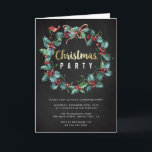 Holly Wandechalkboard jul Party Inbjudan<br><div class="desc">Holly Wandeand Chalkboard jul Party vid Yule4Yall.</div>