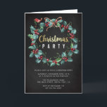 Holly Wandechalkboard jul Party Inbjudan<br><div class="desc">Holly Wandeand Chalkboard jul Party vid Yule4Yall.</div>