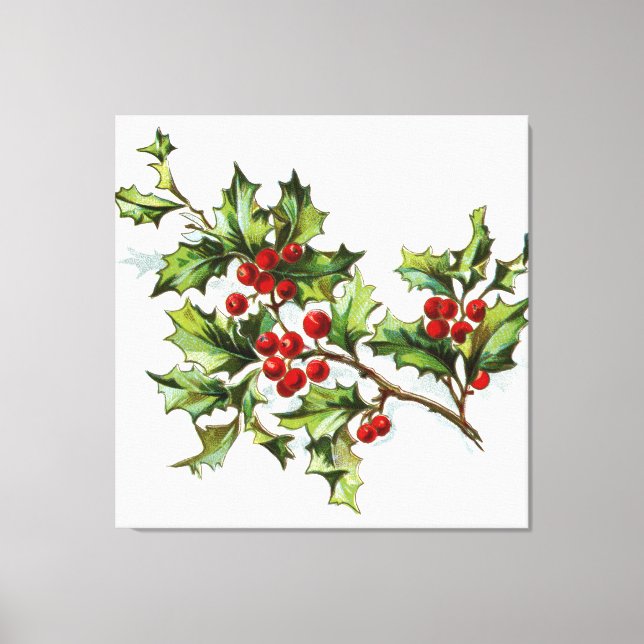 HollyBerries20150802 Canvastryck (Framsida)