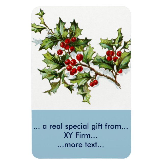 HollyBerries20150802 Magnet (Vertikal)