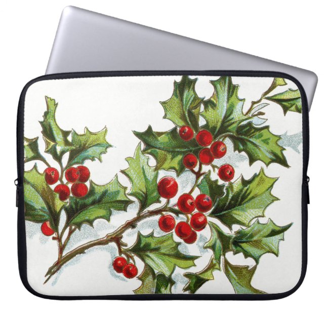 HollyBerries 001 Laptop Fodral (Framsidan)