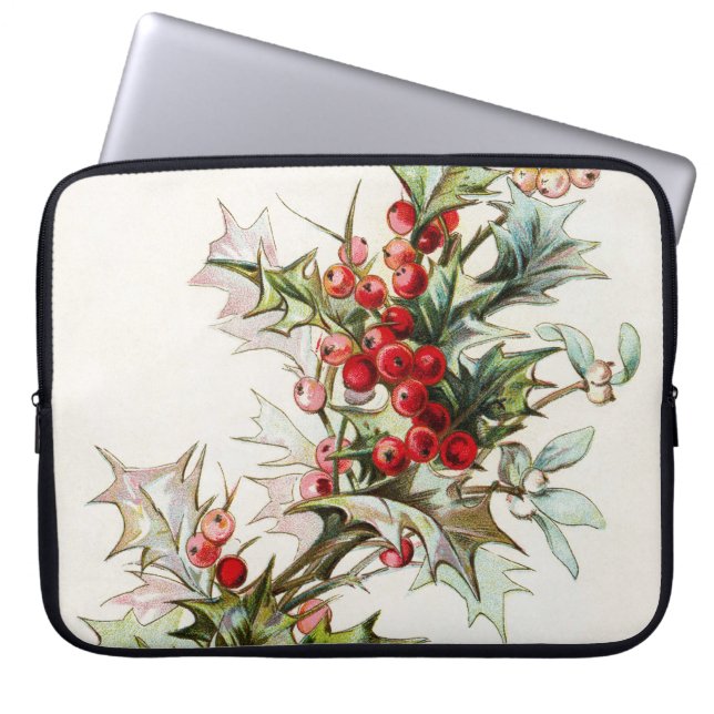 HollyBerries 003 Laptop Fodral (Framsidan)