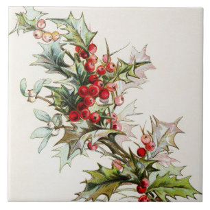 HollyBerries 004 Kakelplatta