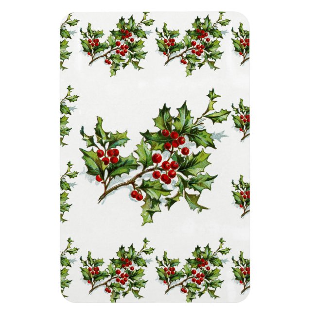 HollyBerries 014 Magnet (Vertikal)