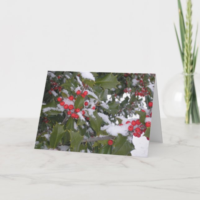 Hollyberry Tack Kort (Framsida)