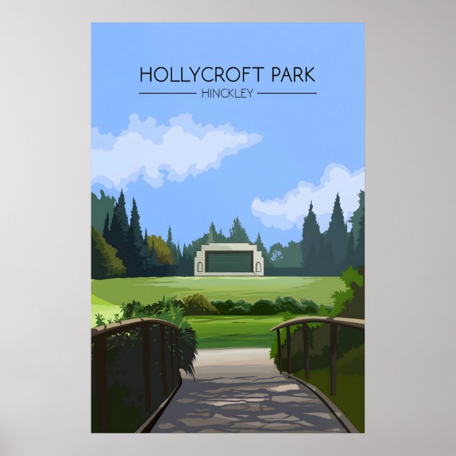 Hollycroft Park Hinckley Resematerial Poster (Framsidan)