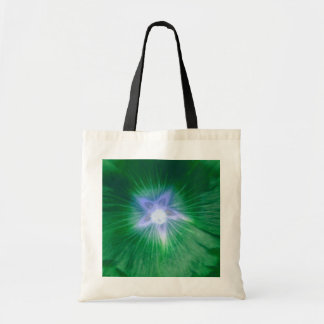 Hollyhock Flower Gorgous Grönt Budget Tote bag Tygkasse