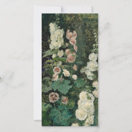 Hollyhock Ro Flowers Kort