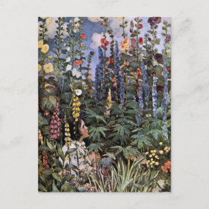Hollyhocker Vykort