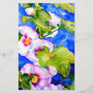 Hollyhocks Brevpapper