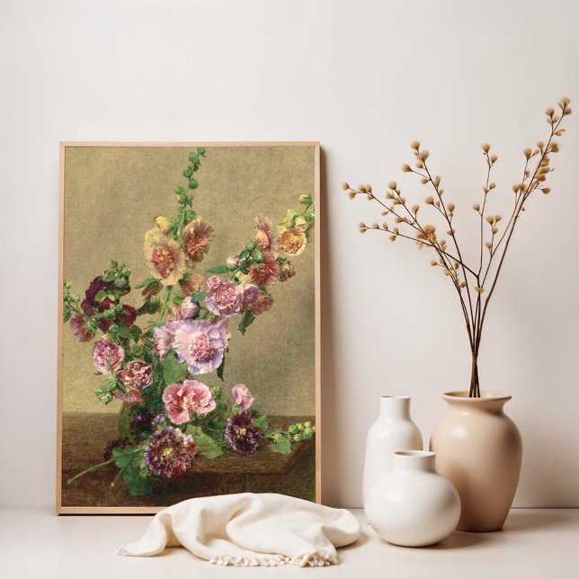 Hollyhocks Poster (Skapare uppladdad)