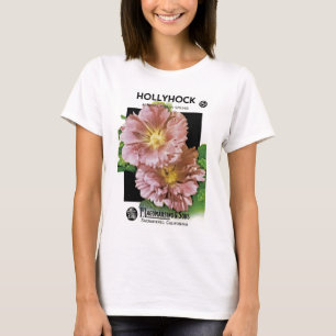 Hollyhockvintage kärnar ur paketet t-shirt