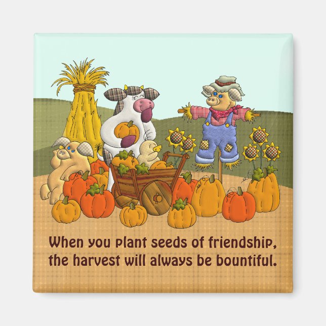 Holly's Vänskap Harvest Magnet (Framsidan)