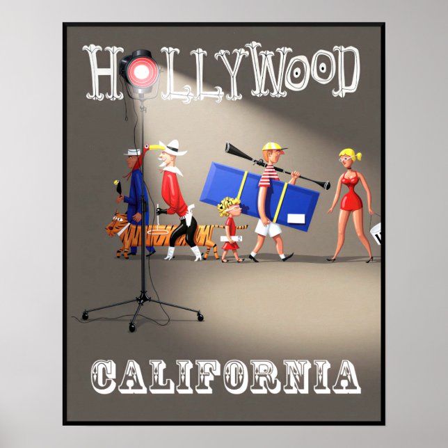 Hollywood-affisch Poster (Framsidan)