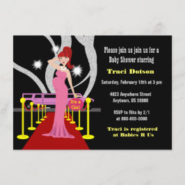 Hollywood Baby Shower Inbjudan