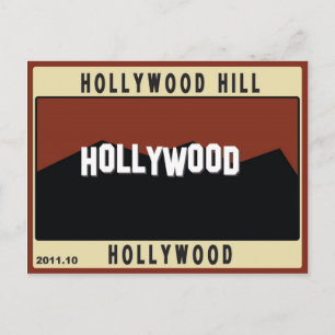 Hollywood Backe Vykort
