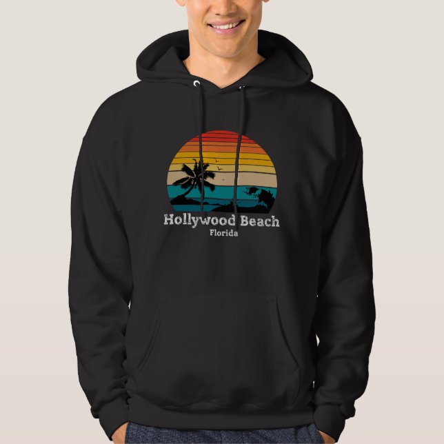 Hollywood Beach Hollywood - Florida Hoodie (Framsida)