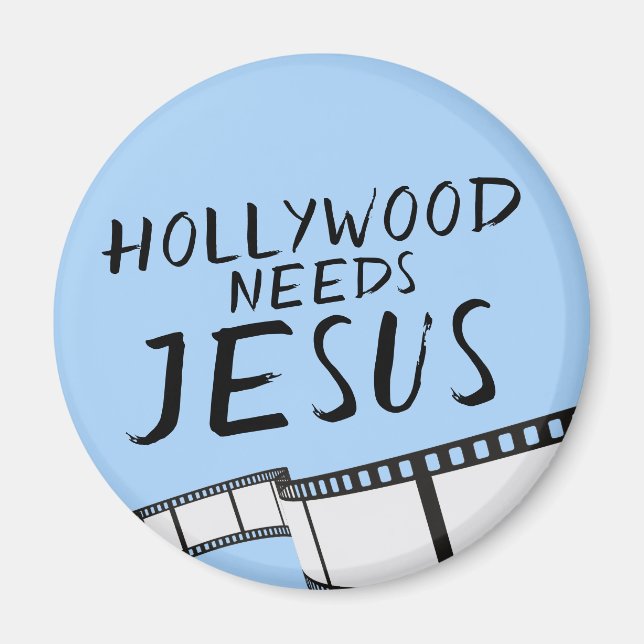 Hollywood behöver Jesus i Blue Magnet (Framsidan)