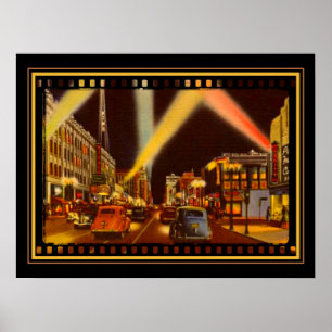 Hollywood Blvd 1940 Poster