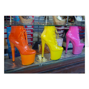 Hollywood Blvd Shoes Hälsningskort