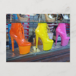 Hollywood Blvd Shoes Vykort