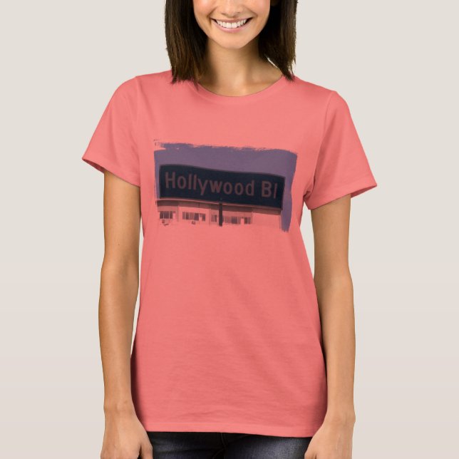 Hollywood Blvd T Shirt (Framsida)