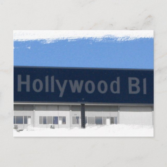 Hollywood Blvd Vykort (Framsida)