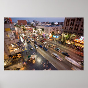 Hollywood Boulevard Los Angeles poster 8.99