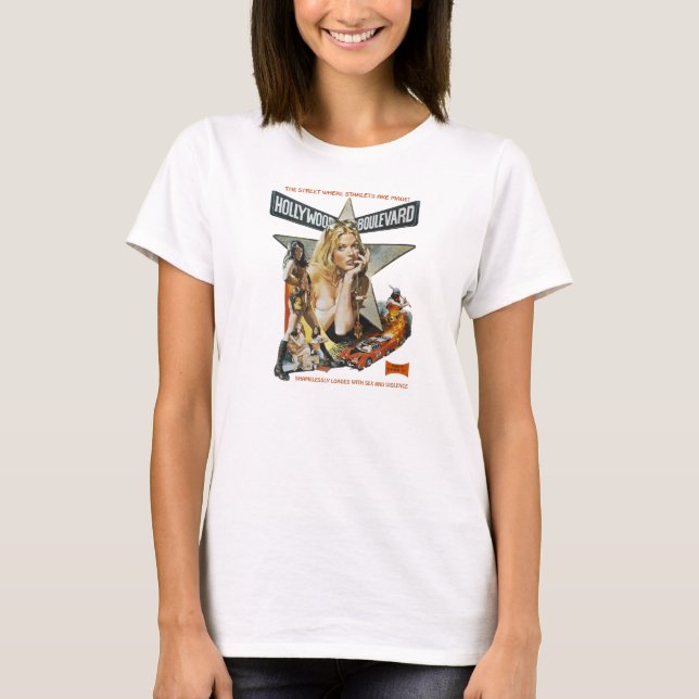 Hollywood Boulevard Tee Shirt (Framsida)