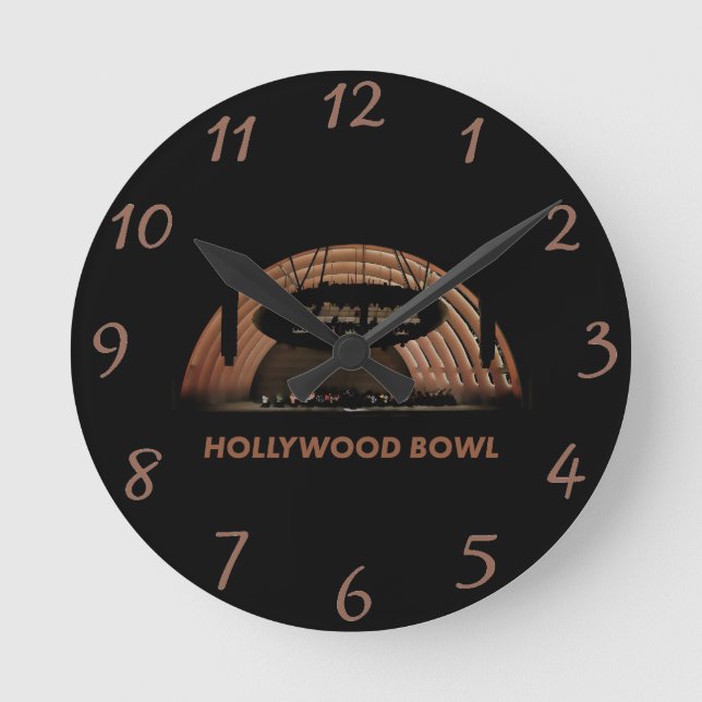 Hollywood Bowl Rund Klocka (Framsida)