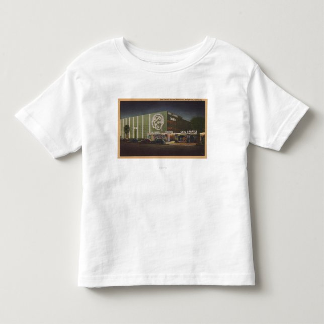 Hollywood, CAEarl Carroll Theatre & restaurang Tee (Framsida)