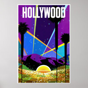 Hollywood, California Affisch