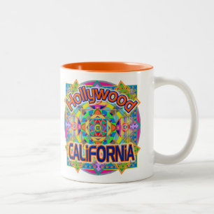 Hollywood CALIFORNIA Lycklig Mugg