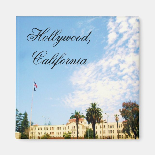 HOLLYWOOD, CALIFORNIA magnet (Framsidan)
