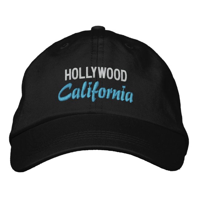 HOLLYWOOD cap Broderad Keps (Framsida)