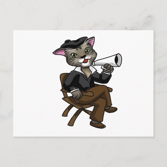 Hollywood Cat Vykort (Framsida)